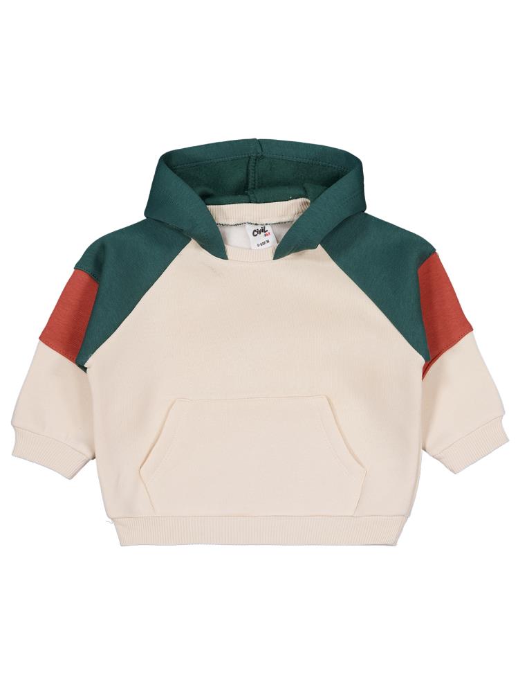 Civil Baby Parçalı 6-18 Ay Sweatshirt - Bej
