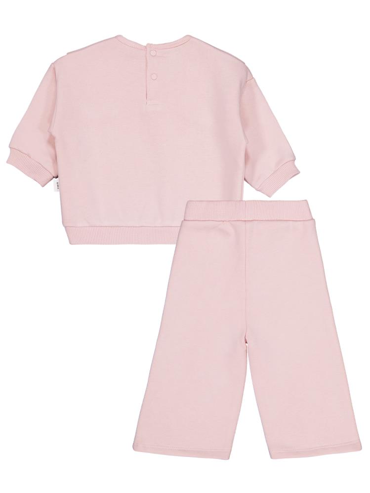 Civil Baby Geniş Yaka 6-18 Ay Takım - Pudra