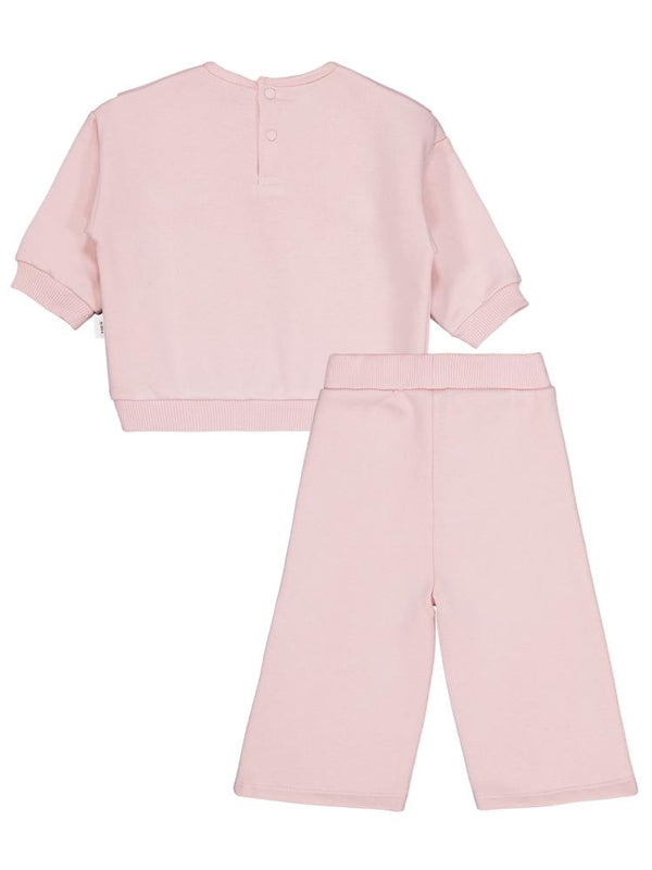 Civil Baby Geniş Yaka 6-18 Ay Takım - Pudra