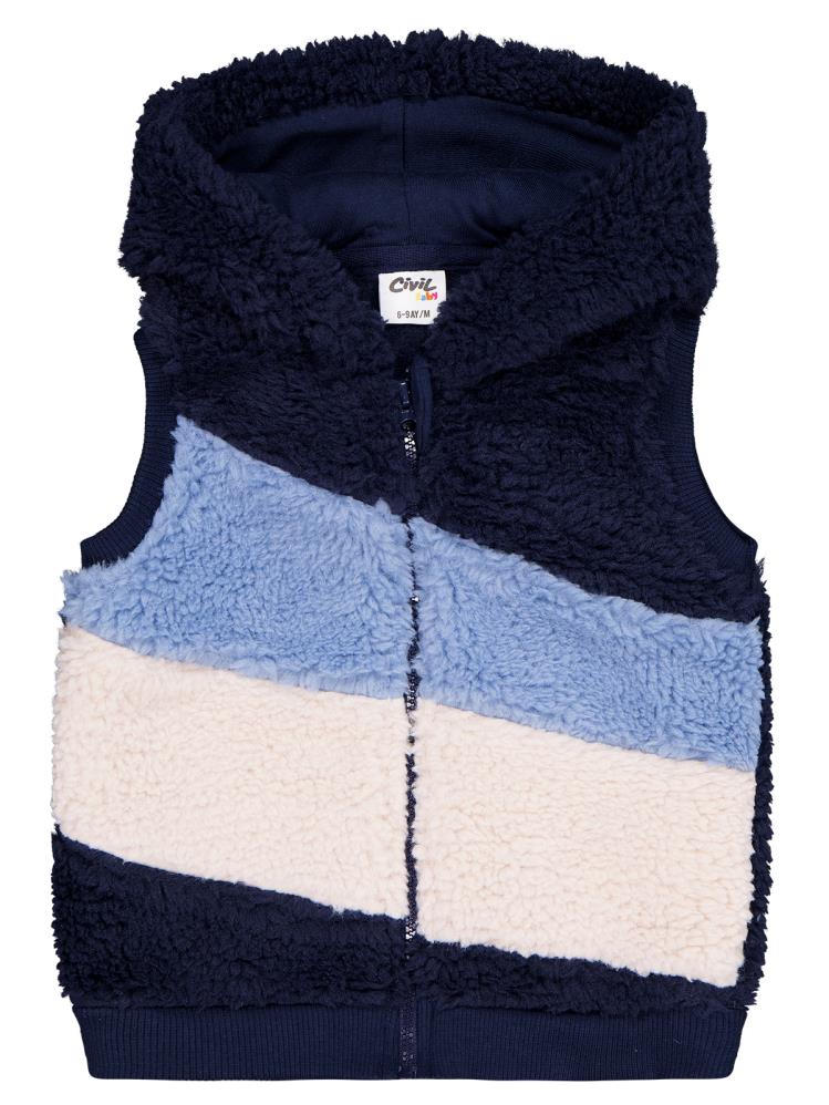 Civil Baby Kuzu Parçalı 6-18 Ay Yelek - Lacivert