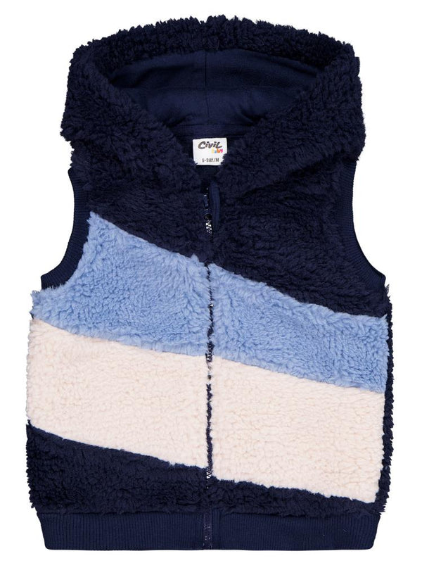 Civil Baby Kuzu Parçalı 6-18 Ay Yelek - Lacivert
