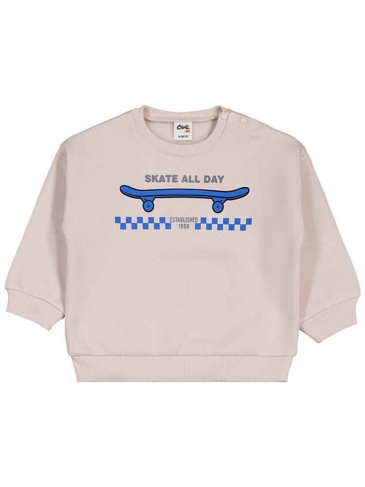 Civil Baby Dama Empirme 3'lü 6-18 Ay Takım - Bej