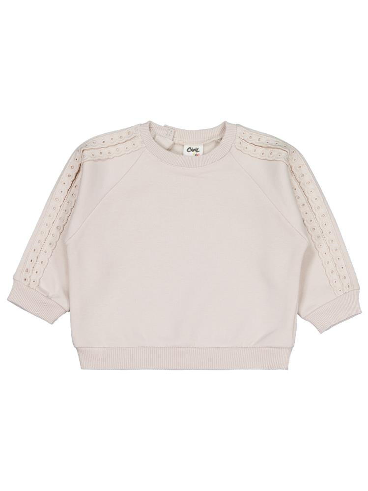 Civil Baby Dantelli 6-18 Ay Sweatshirt - Bej