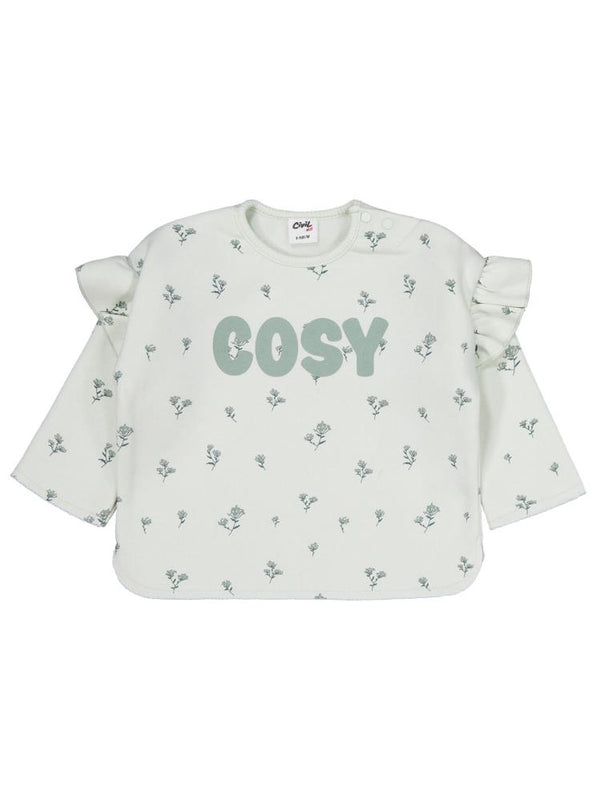 Civil Baby Çiçek Empirme 6-18 Ay Takım - Yeşil