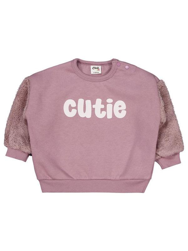 Civil Baby Cutie Baskılı 6-18 Ay Takım - Lila