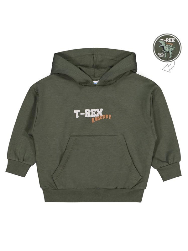 Civil Boys Trex Roar Baskılı 2-5 Yaş Sweatshirt - Haki