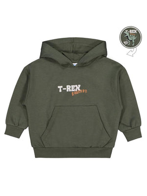Civil Boys Trex Roar Baskılı 2-5 Yaş Sweatshirt - Haki
