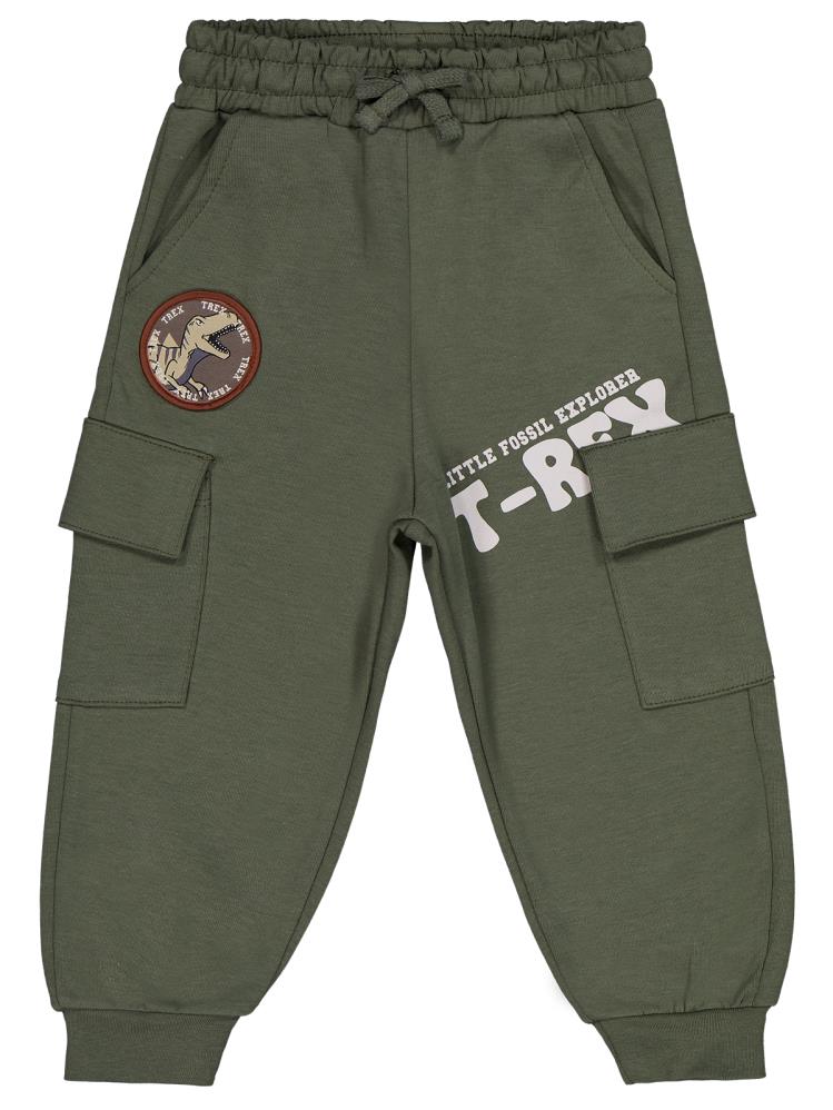 Civil Boys Trex Baskılı 2-5 Yaş Eşofman Altı - Haki