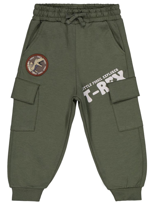 Civil Boys Trex Baskılı 2-5 Yaş Eşofman Altı - Haki