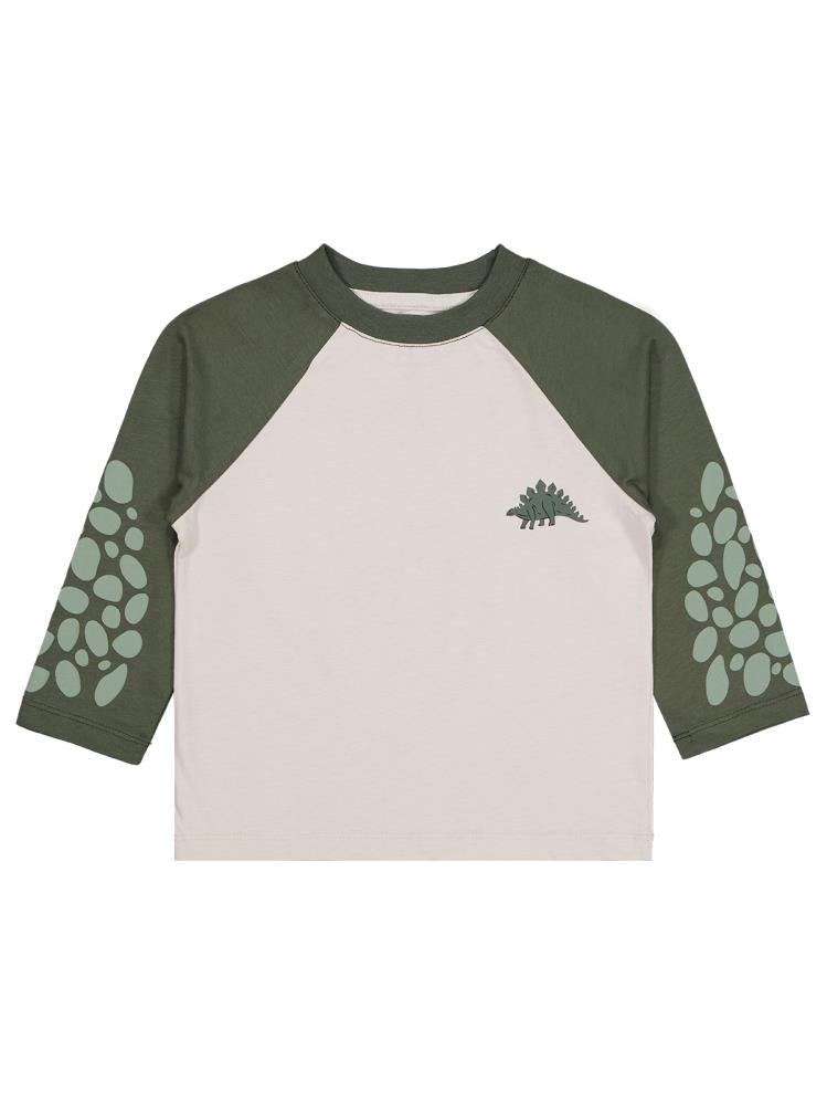 Civil Boys Dinazor Baskılı 2-5 Yaş Sweatshirt - Bej