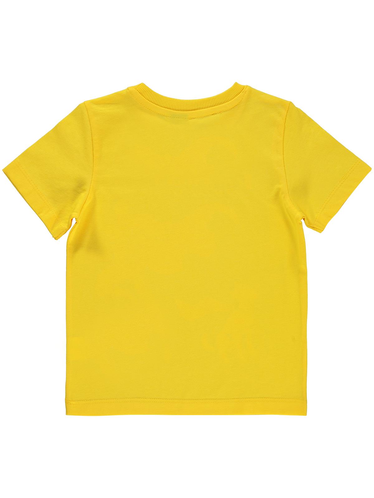 Süperman Best Frıend Baskılı 2-5 Yaş Tişört - Sarı