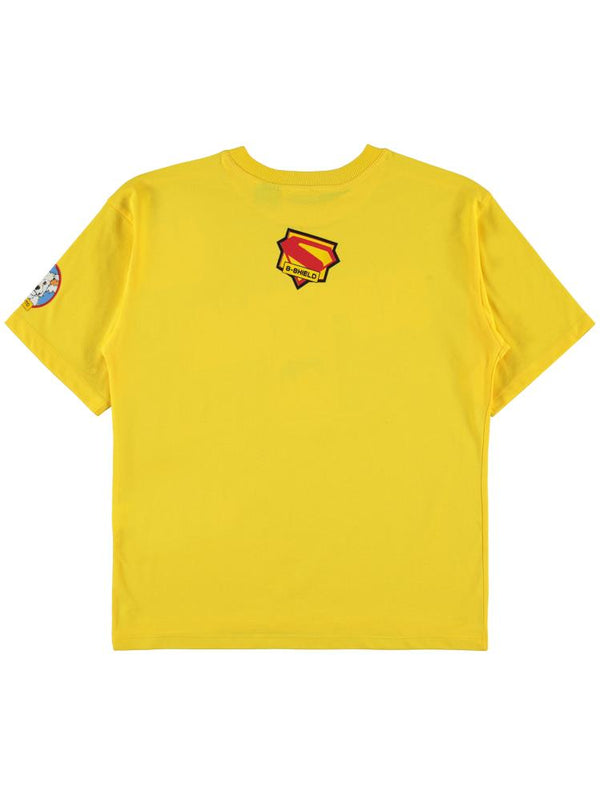 Süperman Baskılı 10-13 Yaş Tişört - Sarı