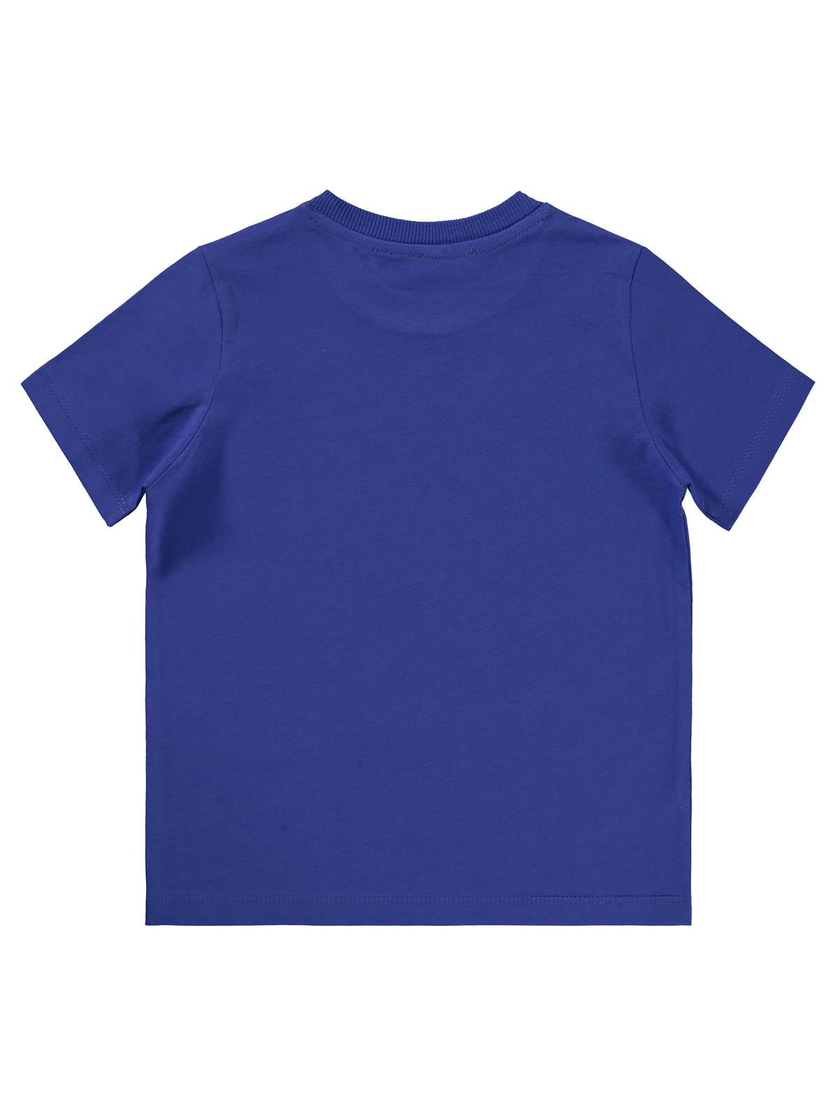 Süperman Can Fly Baskılı 2-5 Yaş Tişört - Mavi