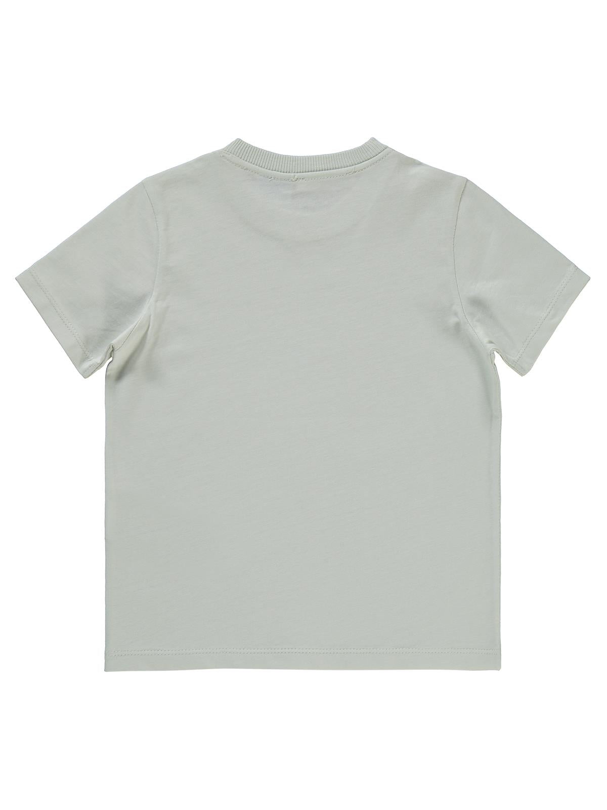 Süperman Can Fly Baskılı 2-5 Yaş Tişört - Gri