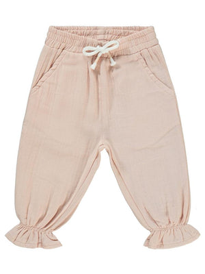 Civil Baby Müslin Basic 6-18 Ay Pantolon - Pudra