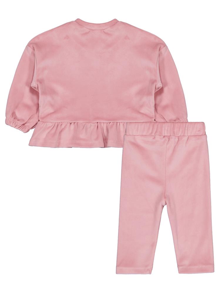 Civil Baby Fırfırlı 6-18 Ay Takım - Pembe