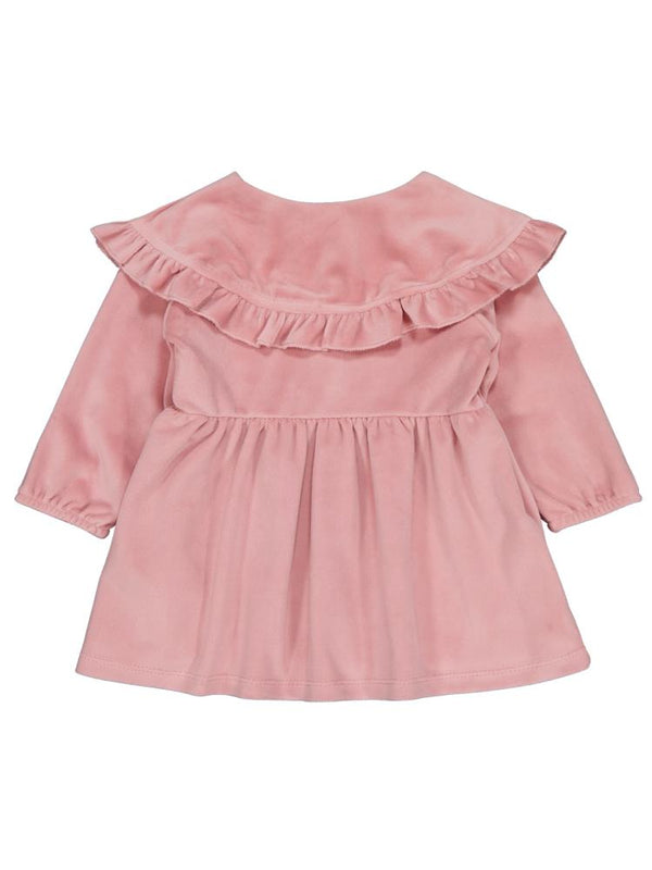 Civil Baby Eteği Büzgülü 6-18 Ay Jile ve Elbise - Pembe