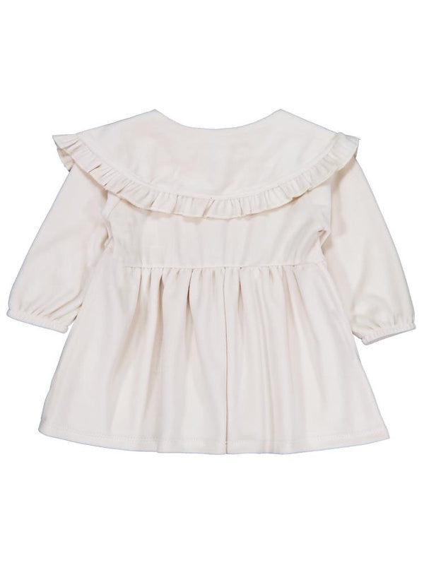 Civil Baby Eteği Büzgülü 6-18 Ay Jile ve Elbise - Bej