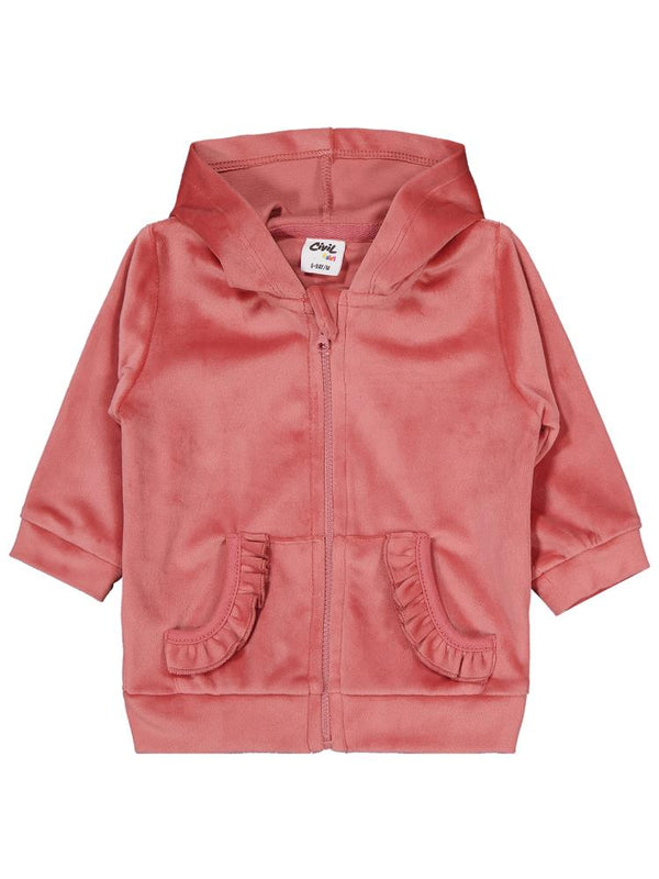 Civil Baby Kapüşonlu 6-18 Ay Takım - Turuncu