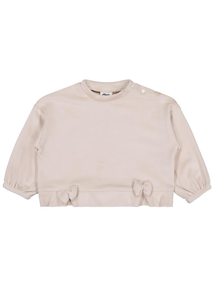 Civil Baby Fiyonklu 6-18 Ay Sweatshirt - Bej