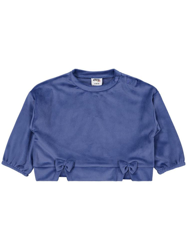 Civil Baby Fiyonklu 6-18 Ay Sweatshirt - Mavi
