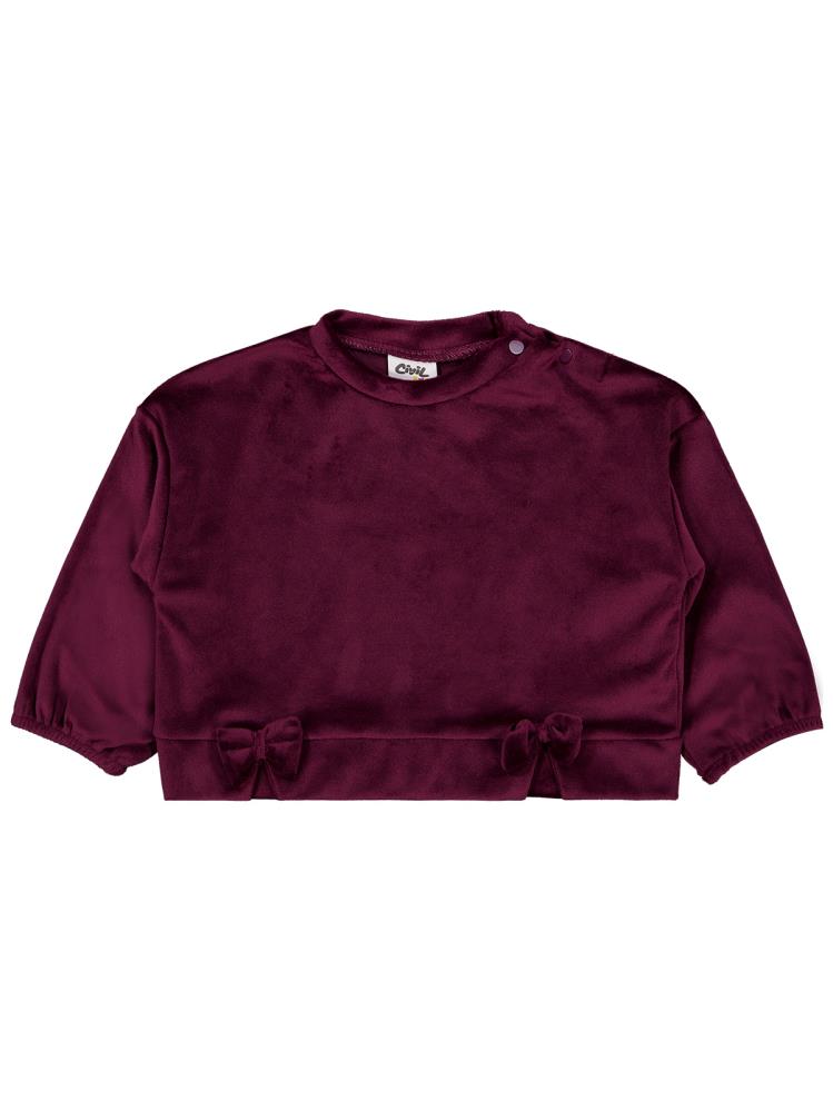 Civil Baby Fiyonklu 6-18 Ay Sweatshirt - Lila