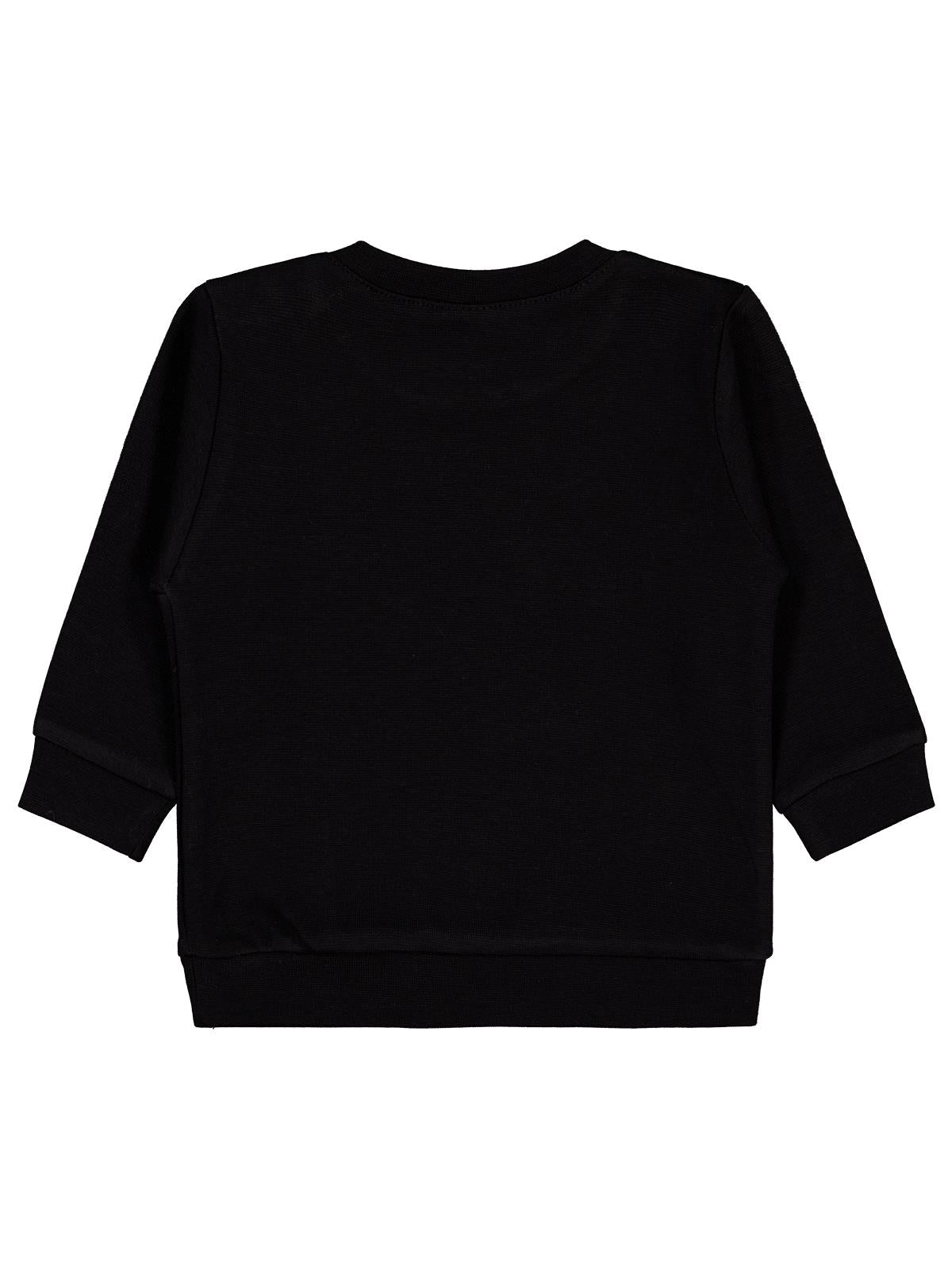Civil Baby Düz Basic 6-18 Ay Sweatshirt - Siyah