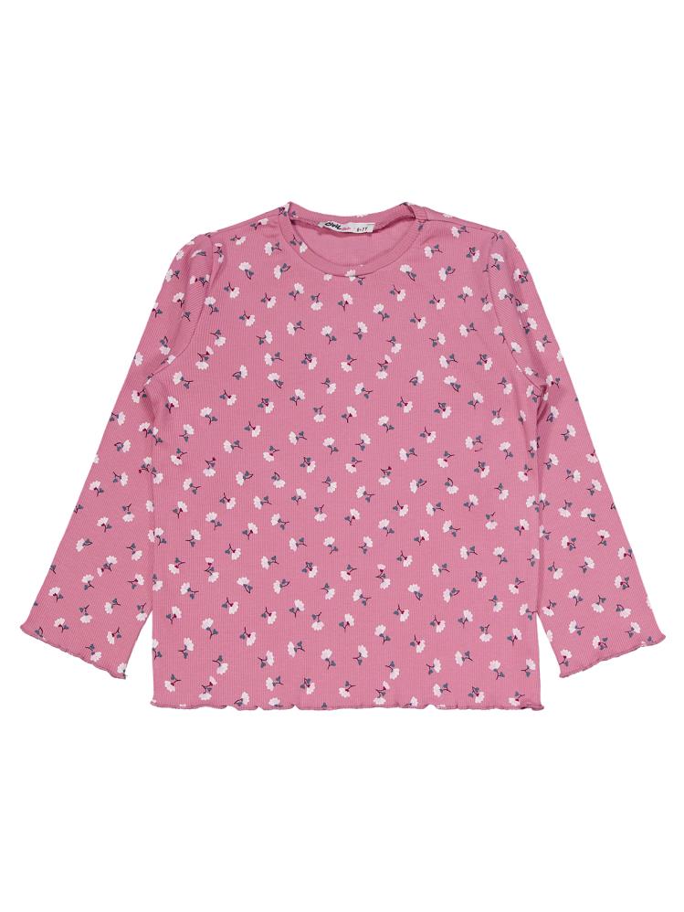 Civil Girls Çiçek Desenli 10-13 Yaş Pijama Takımı - Pembe
