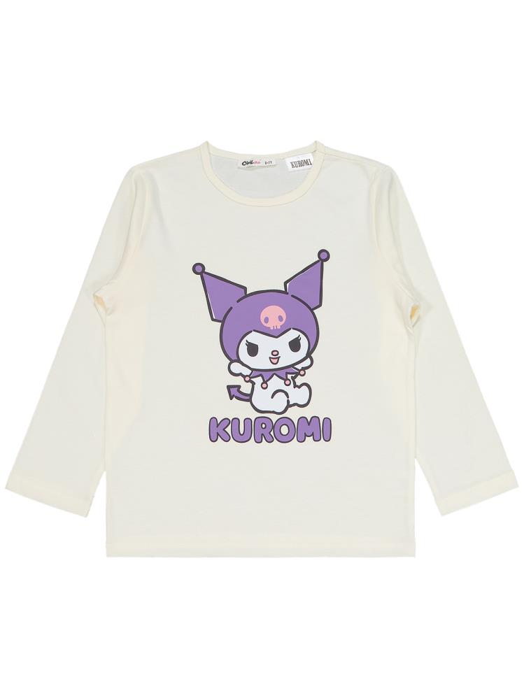 Kuromi 10-13 Yaş Pijama Takımı - Ekru