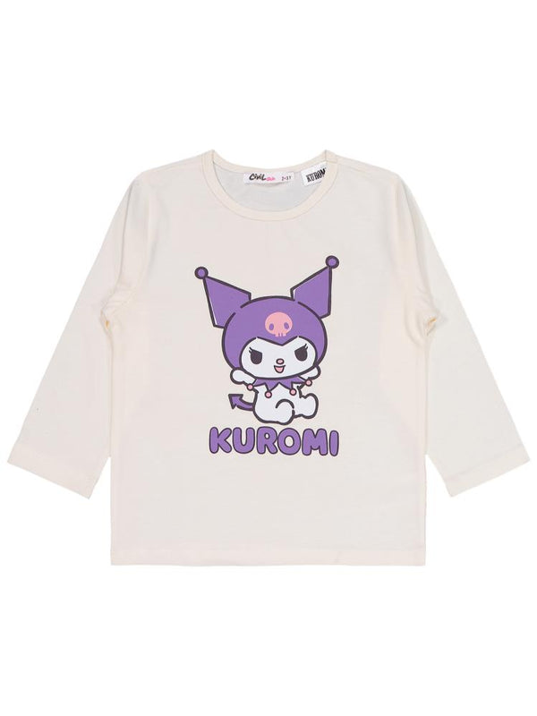 Kuromi 2-5 Yaş Pijama Takımı - Ekru