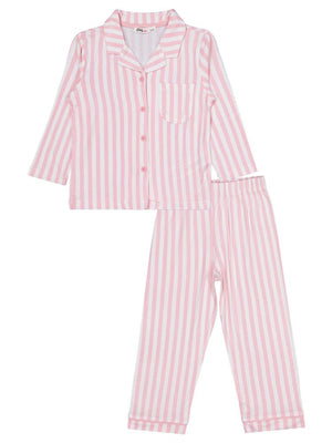 Civil Girls Çizgili 2-5 Yaş Pijama Takımı - Pembe