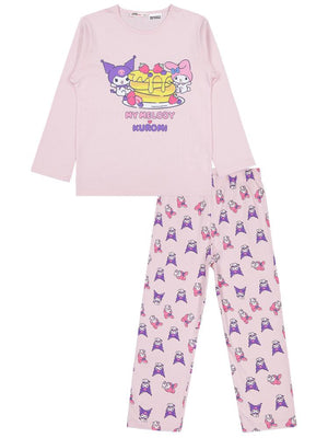 Kuromi 10-13 Yaş Pijama Takımı - Pembe