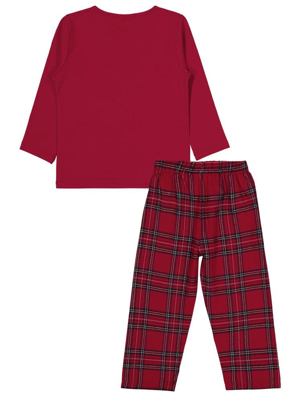 Civil Girls Little Sleeper Nakışlı 2-5 Yaş Pijama Takımı - Bordo