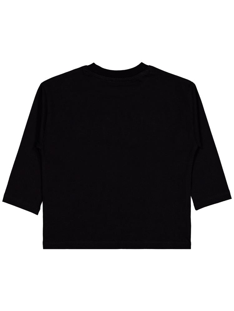 Civil Boys Skate Gofre Baskılı 2-5 Yaş Sweatshirt - Siyah