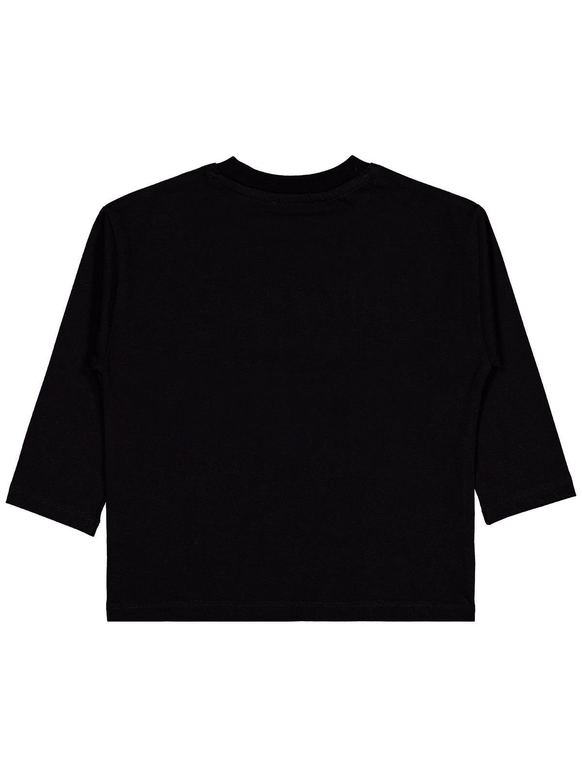 Civil Erkek Çocuk Skate Gofre Baskılı Sweatshirt | Süprem Uzun Kol | Okul Kreş ve Günlük Kullanım - Siyah