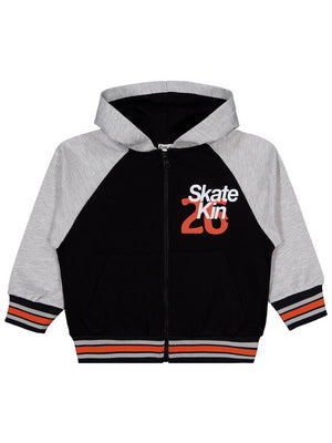 Civil Boys Skate King Baskılı 2-5 Yaş Hırka - Siyah