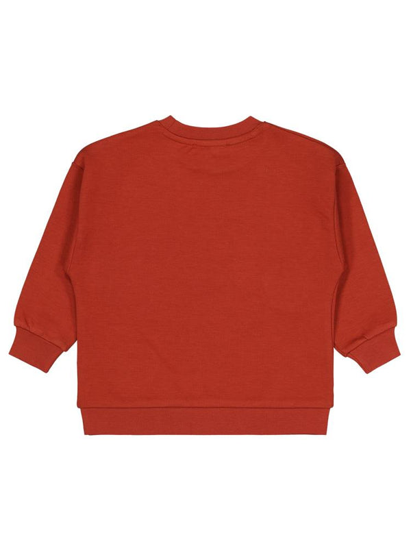 Civil Boys Stay Wıld Anımal Baskılı 2-5 Yaş Sweatshirt - Turuncu