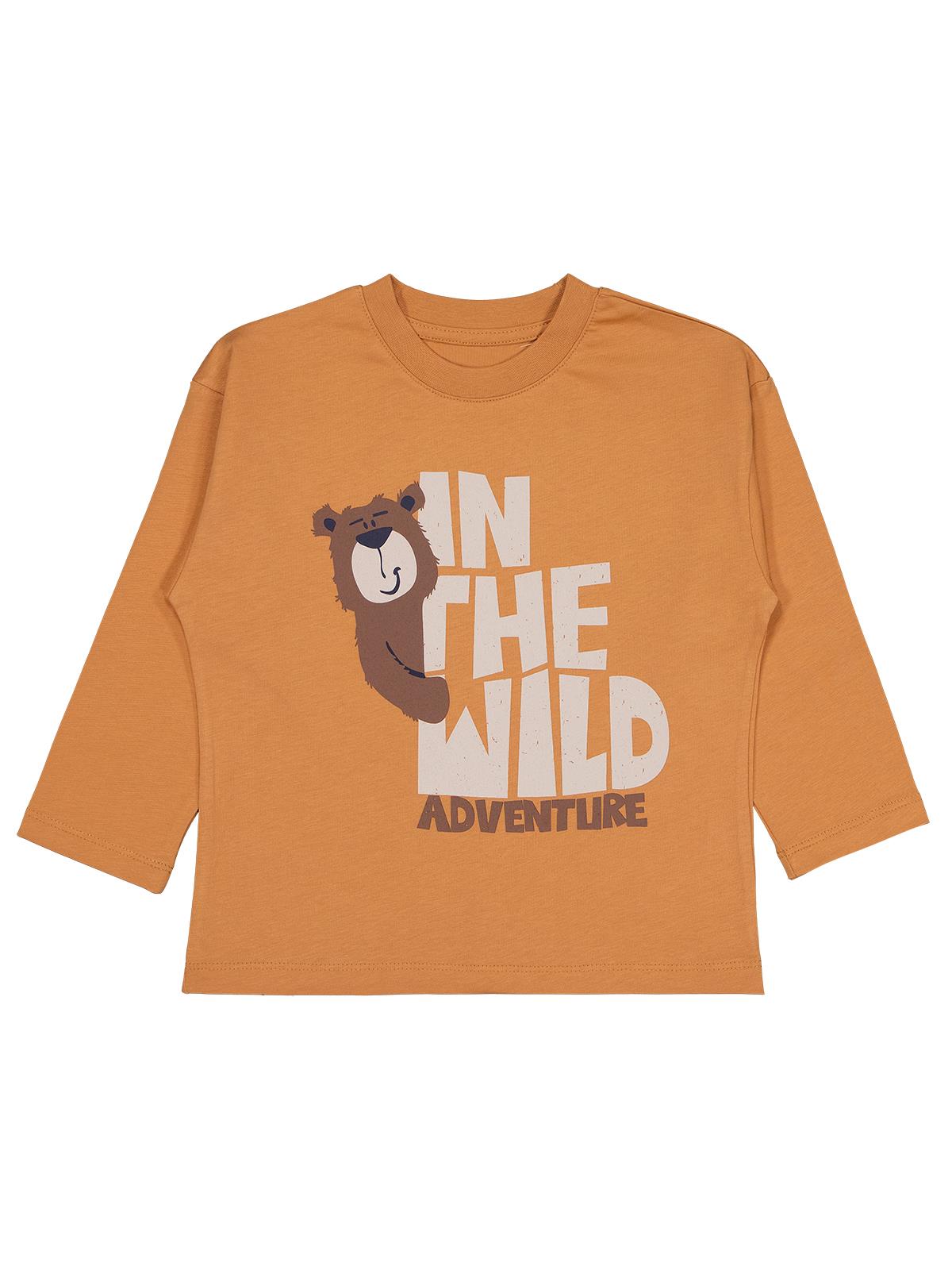 Civil Boys In The Wıld Baskılı 2-5 Yaş Sweatshirt - Turuncu