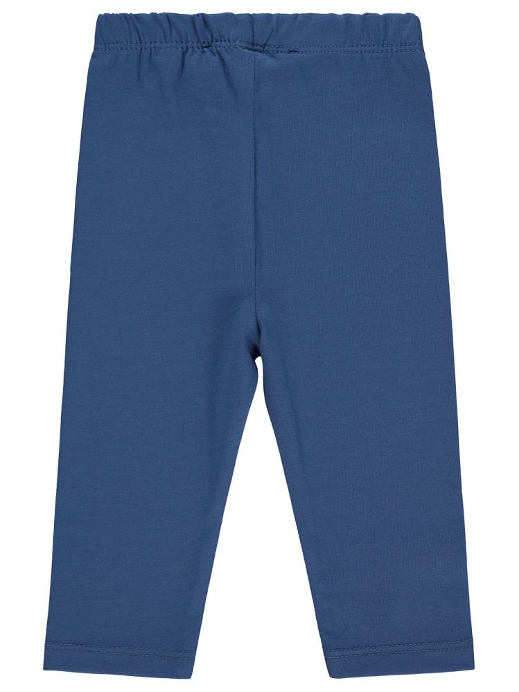 Civil Baby Düz Model Yan Dikişsiz 6-18 Ay Uzun Tayt - Mavi