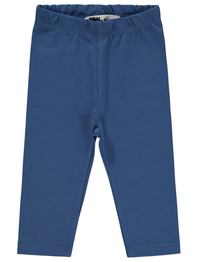 Civil Baby Düz Model Yan Dikişsiz 6-18 Ay Uzun Tayt - Mavi