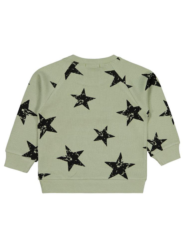 Civil Boys Yıldız Empirme Baskılı 2-5 Yaş Sweatshirt - Haki
