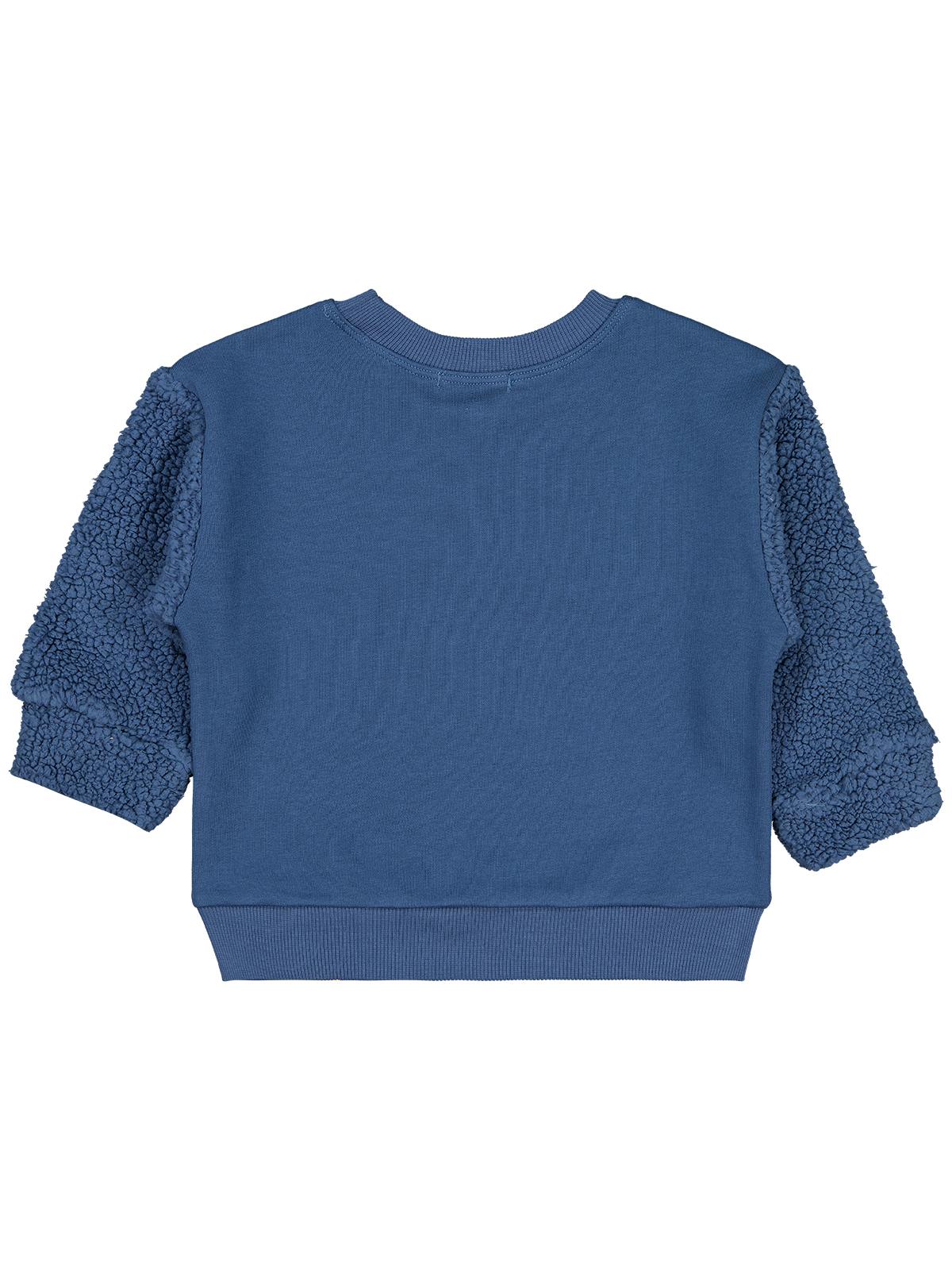 Civil Erkek Çocuk Mummys Boy Baskılı Sweatshirt | 3 İp Uzun Kol | Okul Kreş ve Günlük Kullanım - Mavi