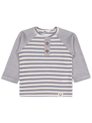 Civil Boys Süs Patlı 2-5 Yaş Sweatshirt - Gri