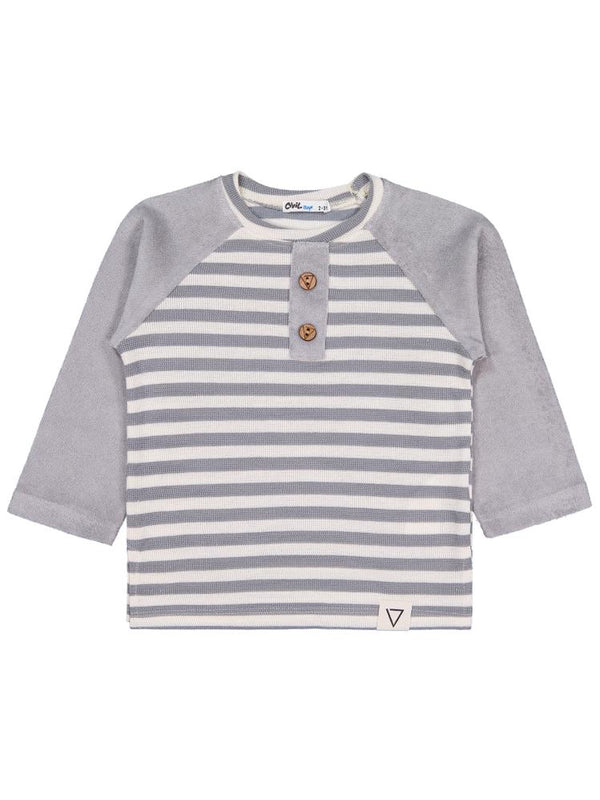 Civil Boys Süs Patlı 2-5 Yaş Sweatshirt - Gri