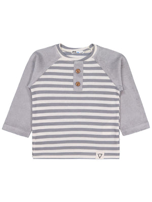 Civil Boys Süs Patlı 2-5 Yaş Sweatshirt - Gri