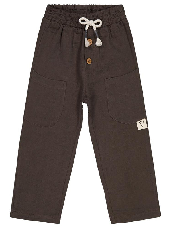 Civil Boys Dizüstü Cepli 2-5 Yaş Pantolon - Gri