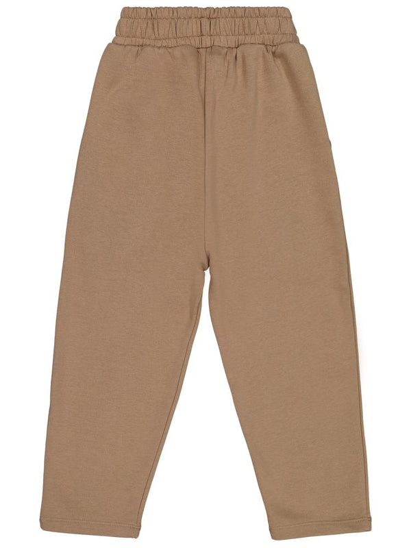 Civil Boys Armalı Süs Bağcıklı 6-9 Yaş Pantolon - Kahverengi