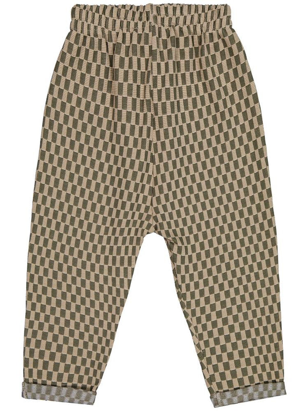 Civil Boys Dama Desenli 2-5 Yaş Pantolon - Haki