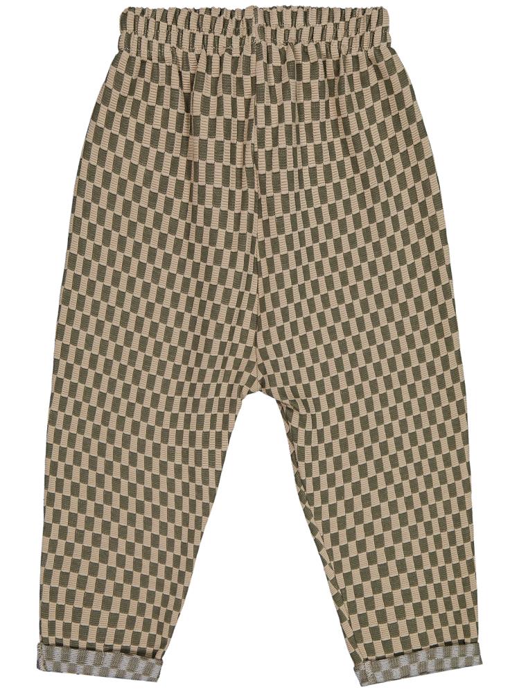 Civil Boys Dama Desenli 2-5 Yaş Pantolon - Haki