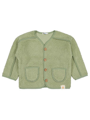 Civil Boys Yıldız Nakışlı 2-5 Yaş Hırka - Haki